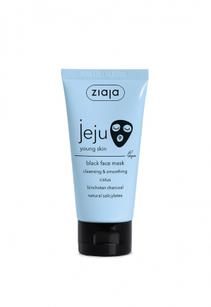 jeju cleansing & smoothing black face mask ziaja - Ziaja International